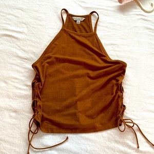 Suede-like tank